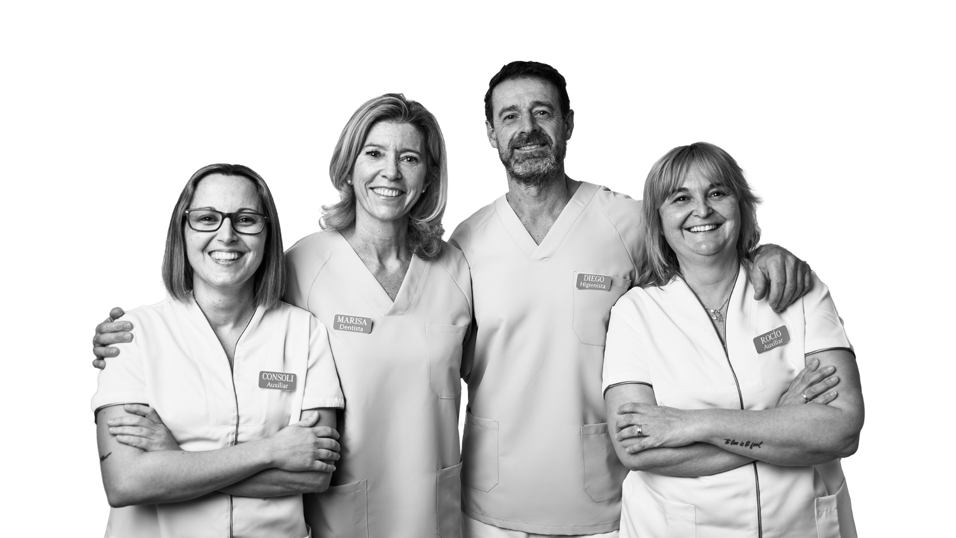 Equipo de clínica dentista en Cáceres